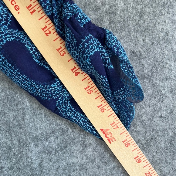 FROCK by Tracy Reese Judy Dress Embroidered Silk Navy Blue Size 6 NWT - Picture 8 of 12